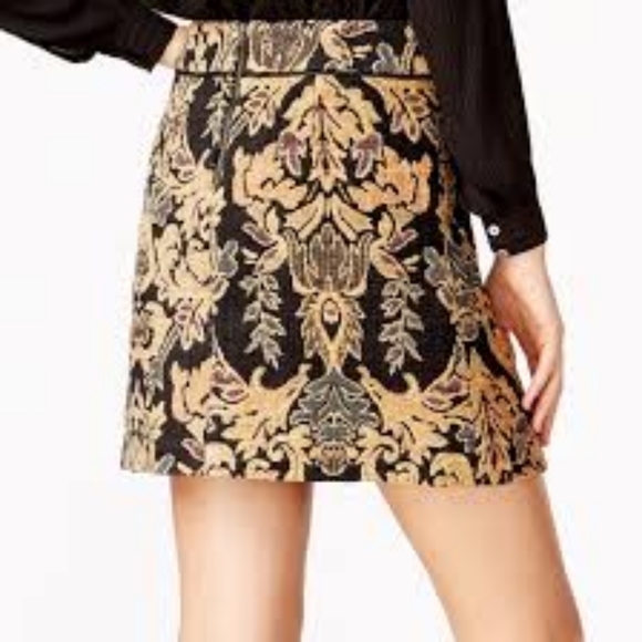 Free People Dresses & Skirts - ❌ SOLD - Free People Winter Warrior Brocade Mini, Size 2